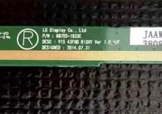 El panel RGB de la pulgada TV de LG 43 curvó 1920X1080 12V LC430DUY-SHA1