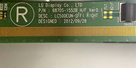 LC500DUJ-FFE1 el panel de exhibición de LG Lcd TV de 50 pulgadas para Samsung TV