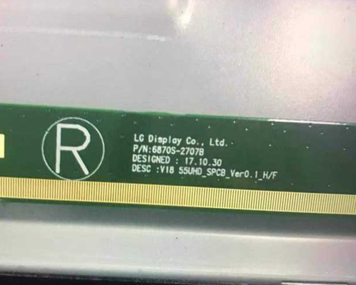El panel LC550DGJ 2706B de la PULGADA TV de LG 55 llevó el reemplazo de la pantalla de la TV