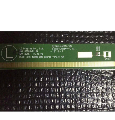 LC430EGY SJ M1 6870S-2116A llevó el reemplazo de la pantalla de la pulgada TV de LG 43 del panel de la TV